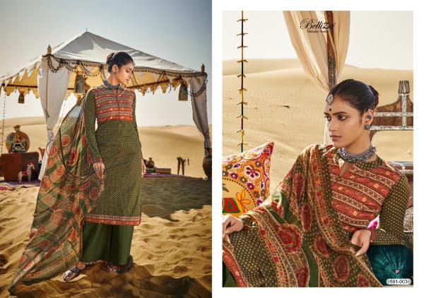 Belliza Queen Of Desert Fancy Cotton Digital Printed Dress Materials 